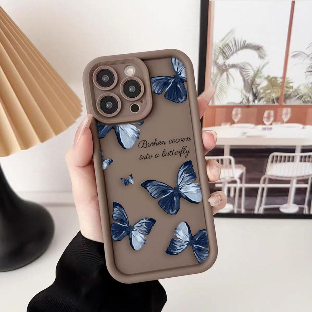 Pretty Purple Butterfly Cover Phone Case For HONOR 400 90 Lite 300 200 70 50 20 10i 9X 8X PRO 5G Silicone Case DIY Shell Funda