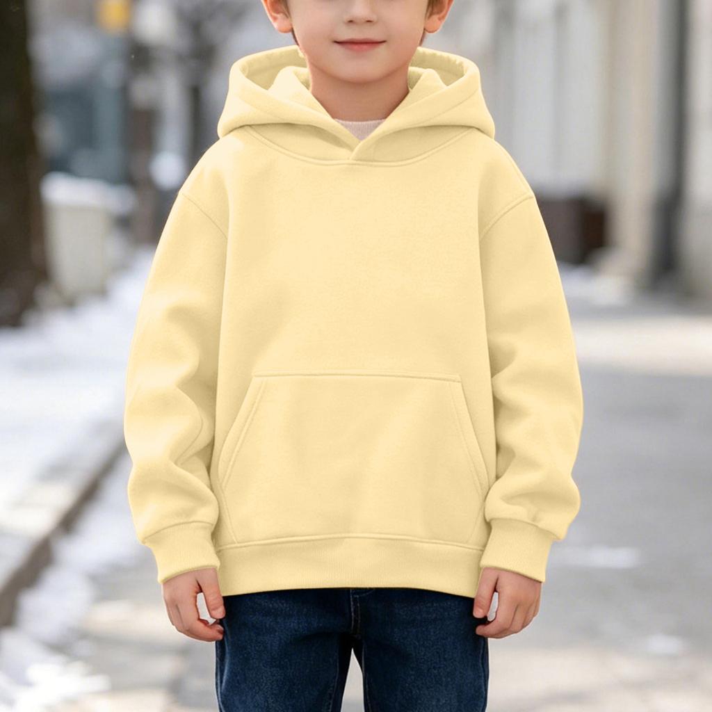 Felpa a maniche lunghe colorata per bambini, pullover casual e comodo per ragazzi e ragazze