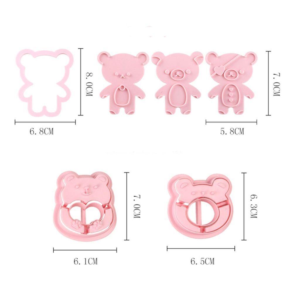 Baking Tool Biscuit Mold Kitchen Supplies Bear Cookie Mould New Bear Shape Dies
