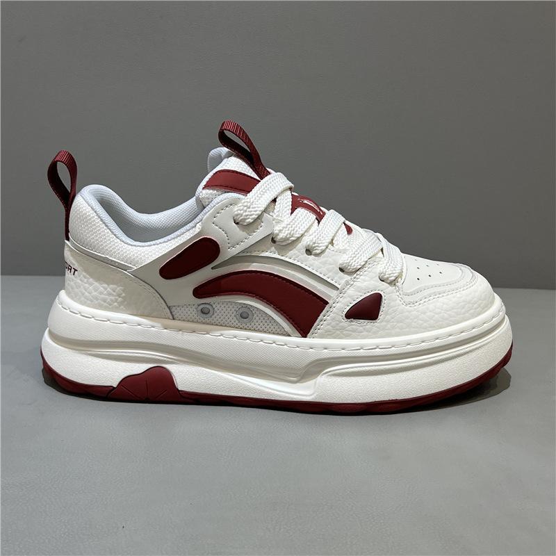 Autumn new casual shoes breathable leather low-top board shoes tt