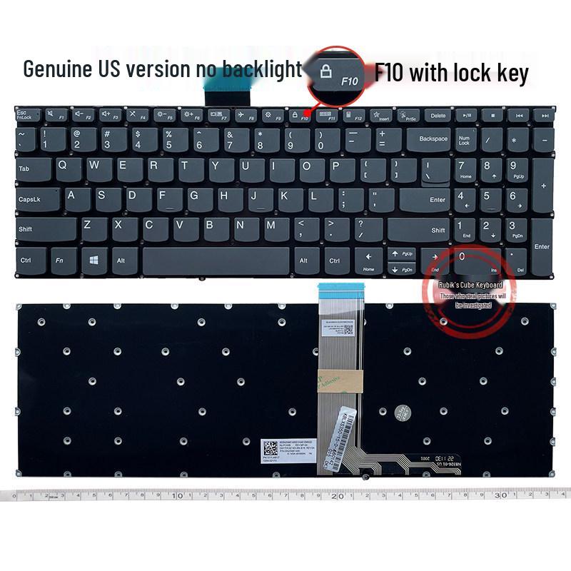 Compatible with Lenovo IdeaPad Slim 3 Models: 15ABR8, 15AMN8, 15IAH8, 15IAN8 Keyboard