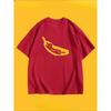 Creative Cat Banana Pattern Printed Summer Women's T-shirt Top Short Sleeve Round Neck Casual Women's Clothing