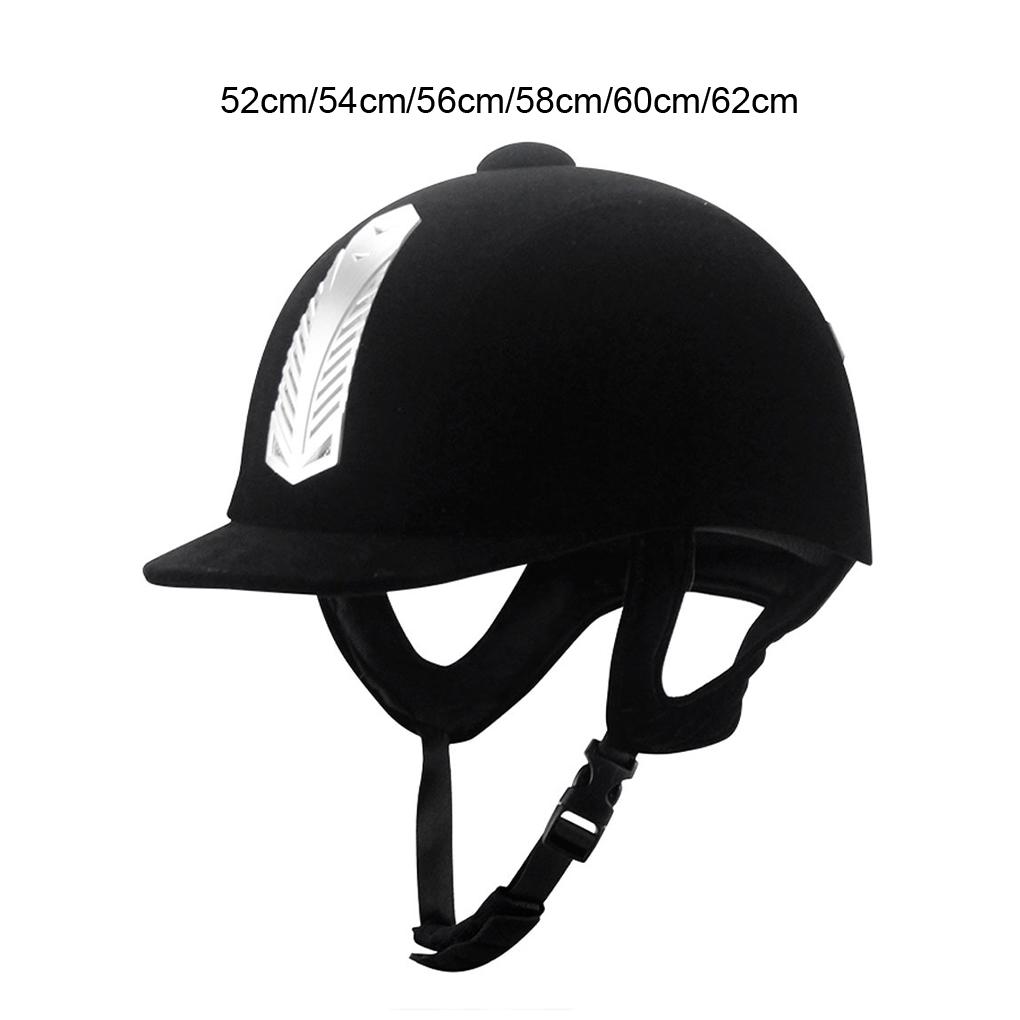 Durable Equestrian Helmet Short Brim ABS Made Sweat-absorbing Sun-shading Horse Riding Protective