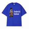Frederick Fazbear The Fancy Bear Fnaf T Shirts Men Women Funny Meme Graphic Print T Shirt Male Vintage Gothic Humor Tops Tshirt