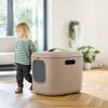 Rotho White Xl Litter Box - Coffee Color
