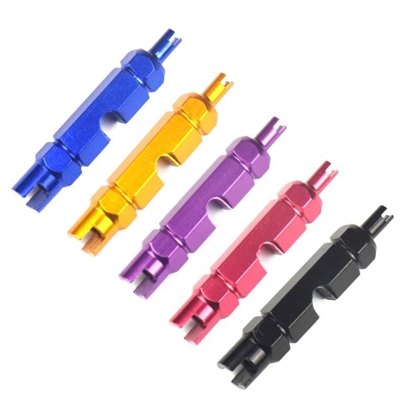 Valves Cores Remover Valves Extender Tire Repair Tool for Schrader and Presta Valves Easy Inner Tube Maintenances Tool