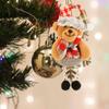 Santa Claus Merry Christmas Ornament Elk Christmas Decoration Snowman Tree Pendant  Happy New Year