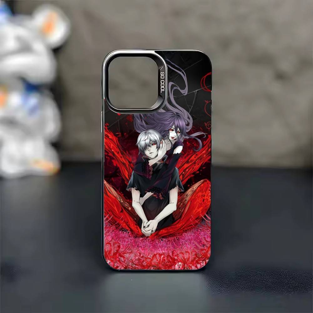 Tokyo G-Ghoul Wallpaper  Phone Case For iPhone 17 16 15 14 13 12 11 Pro Max Plus Silver Candy Matte Cover