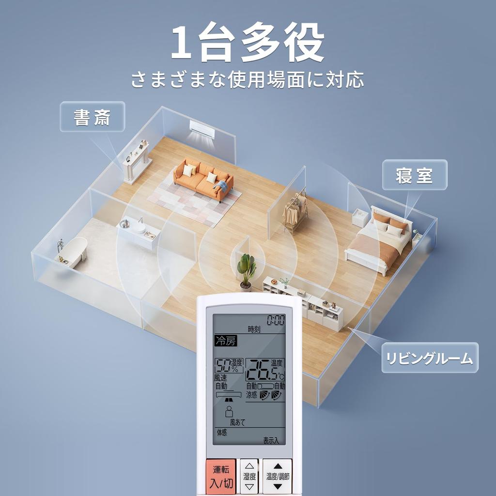Air Conditioner Remote Control PG102 M210V9426 for Mitsubishi Electric Models MSZ-GW220, MSZ-GW250, MSZ-GW280, MSZ-GW360, MSZ-GW400S, MSZ-GW560S.