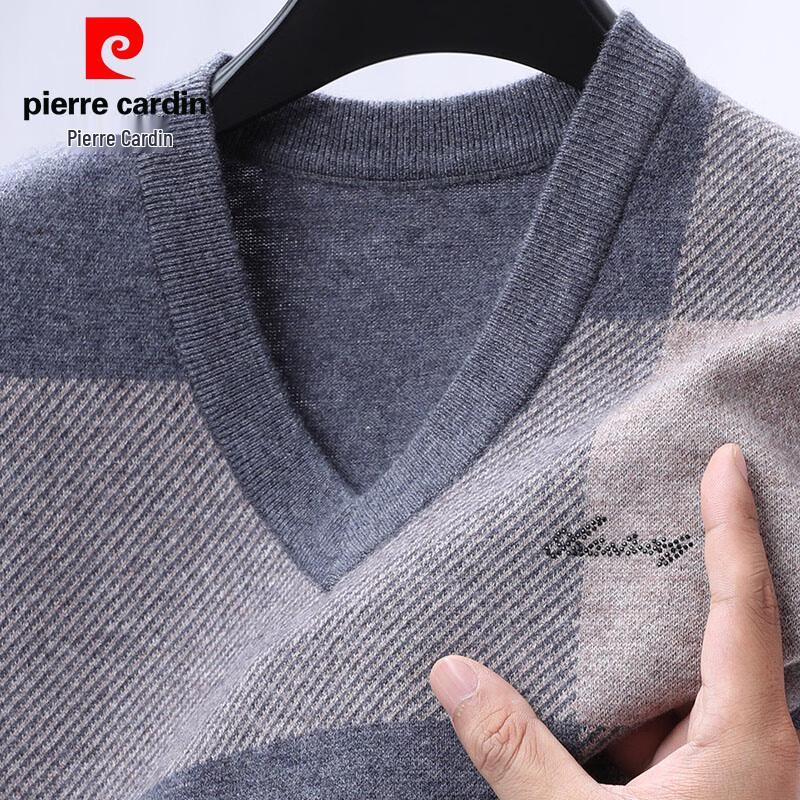 

Мужской жилет-свитер с V-образным вырезом Pierre Cardin, 100% шерсть 3XL