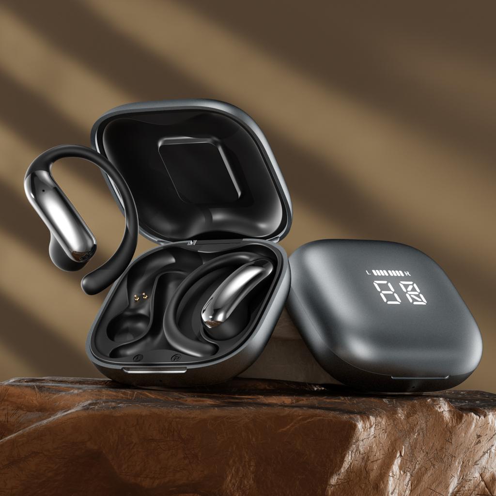 Wireless Smart Translator Open-Ear Earbuds, Bluetooth 6.0, Low Latency, HiFi, Long Play