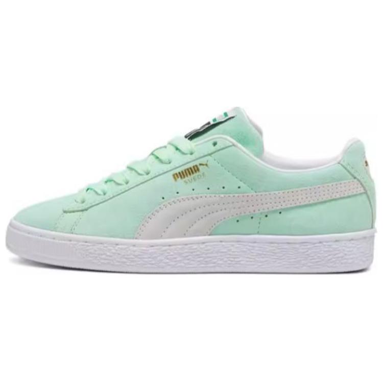 New Puma Suede White And Green 395788-03