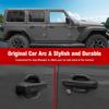 Car Door Bowl Scratch Protector For Jeep Wrangler JL, Exterior Door Handle Bowl Cover Protection Trim Accessories Compatible With Jeep Wrangler JL