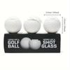 [Golf|Christmas] Perfect Gift for Golf Lovers | Golf-Shaped Small Container, Golf-Looking Ornament, Interesting Golf-Looking Container