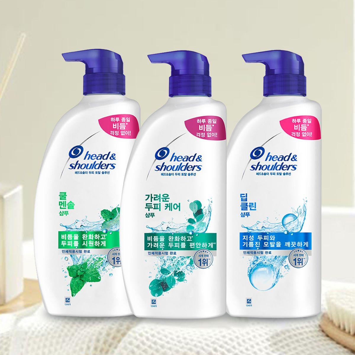Itchy, Cool Menthol, Deep Clean Shampoo 850ml Total 3