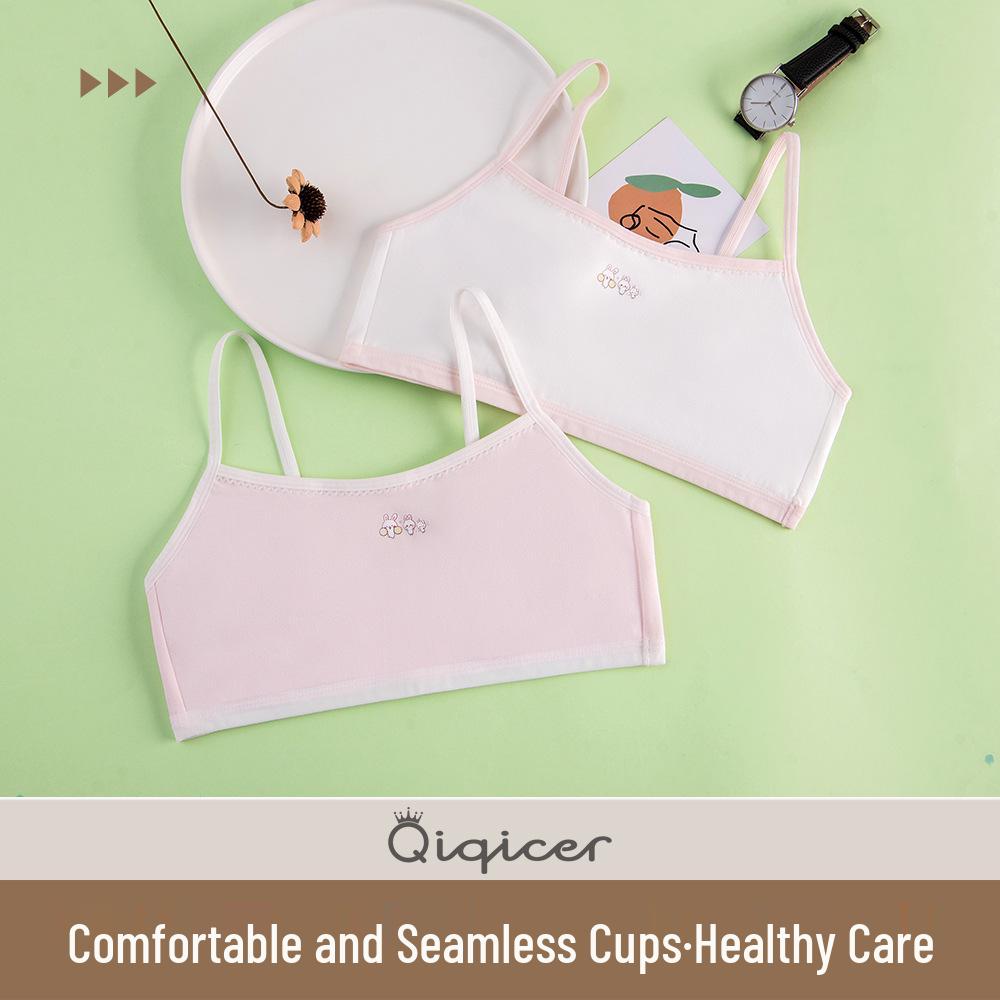 Stage One Pure Cotton Class A Bra Development Girl's Vest for Puberty