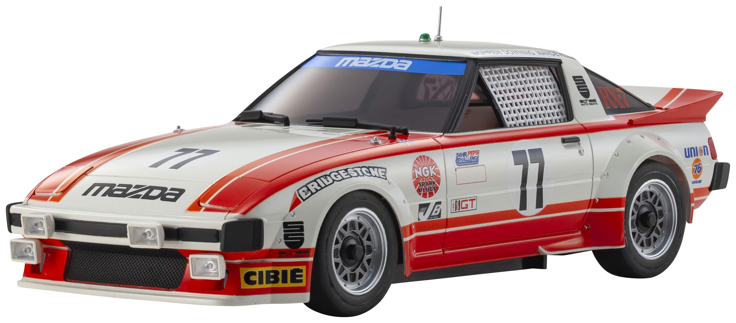 

Kyosho ASC Mazda Savanna 1979 Daytona Car 77 MZP161R MR04N-MM2 RX-7 (SA22C) No.