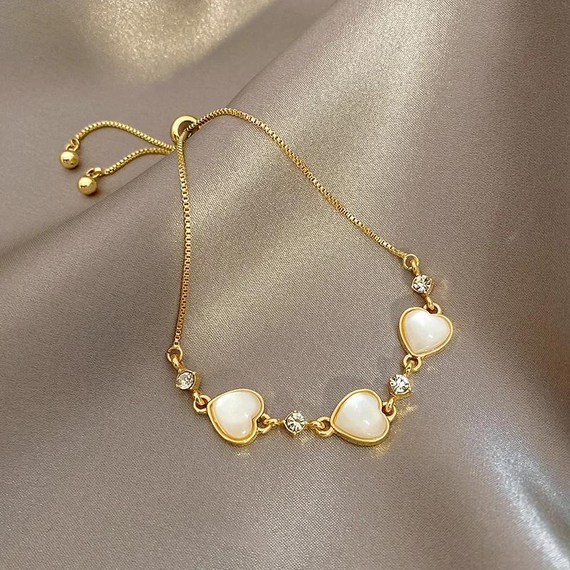 925 Sterling Copper Bracelet Luxury Original Stars Bracelet for Women Korean Fashion Designer Party Wedding Zircon Holiday Gift