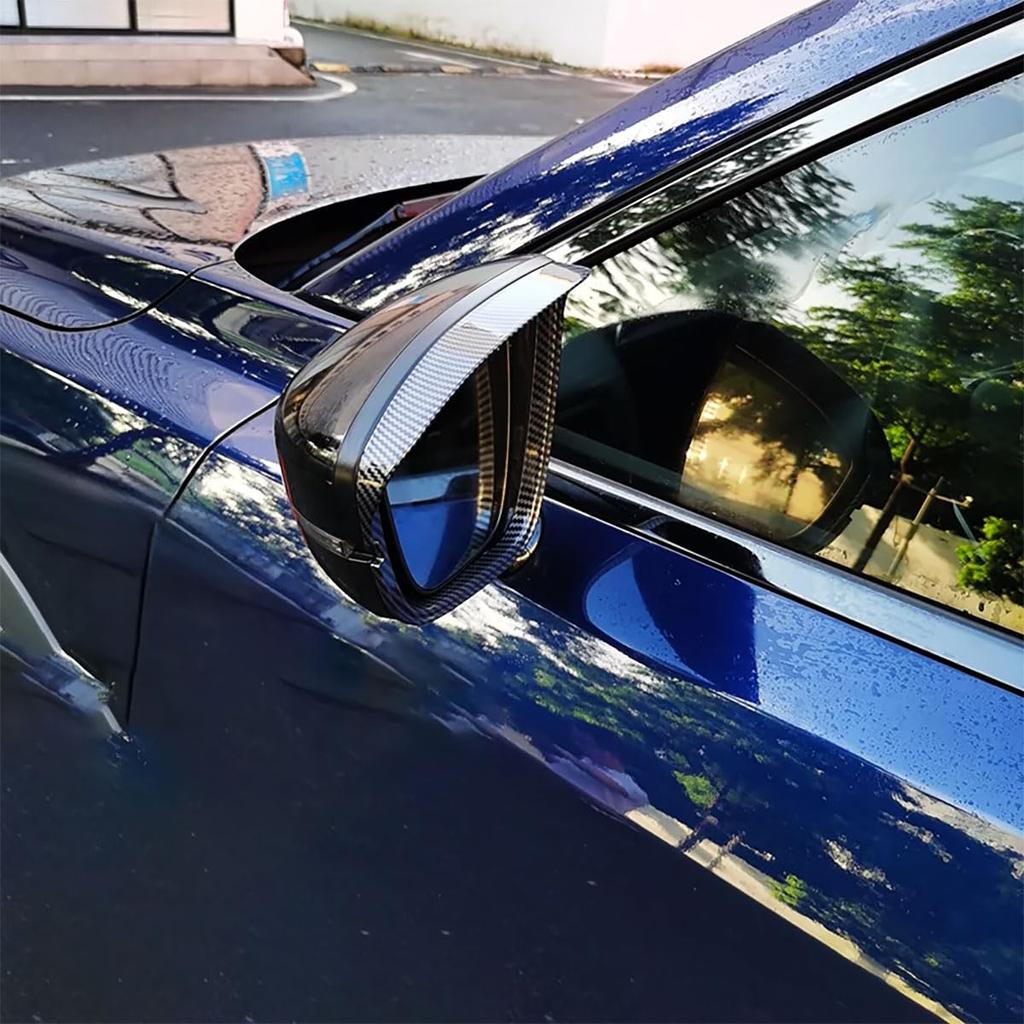 Car Exterior Accessories Compatible With Nissan Pathfinder 2026 2025 2024 2023 2022 Rear View Mirror Eyebrow Shield Protection Cover ABS 2PCS(Glossy