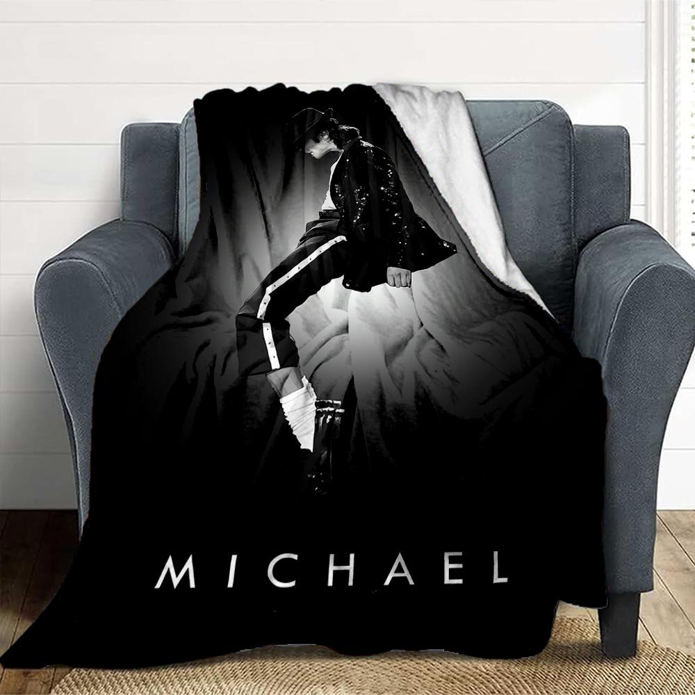 Michael Jackson Flannel Blanket Throw Blanket Soft Warm Sofa Bed Camping home Decor Unique Christmas Gift C926801