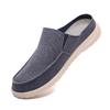 Fashion Men Casual Shoes Slip On Shoes Lightweight Loafers Men Sandals Breathable Half Slippers Canvas Shoes Zapatos Hombre
