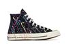 Men's Sneakers Converse Chuck Taylor All Star 70 Hi Archive Paint Splatter Black Black/Hyper Magenta/Egret