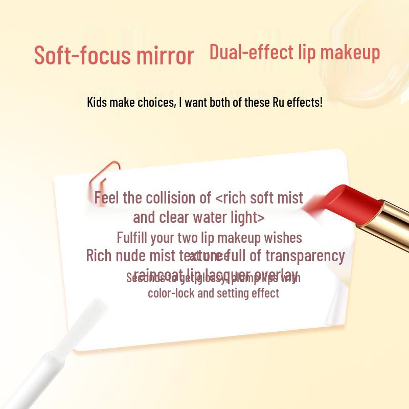 Lan Yi Stiletto Lipstick Non-Stick Bean Paste Color - Free Shipping