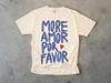 More Amor Por Favor TShirt  Funny Portuguese Love Graphic Tee  Cute Red Heart Streetwear Shirt Casual Short Sleeve Cotton Top