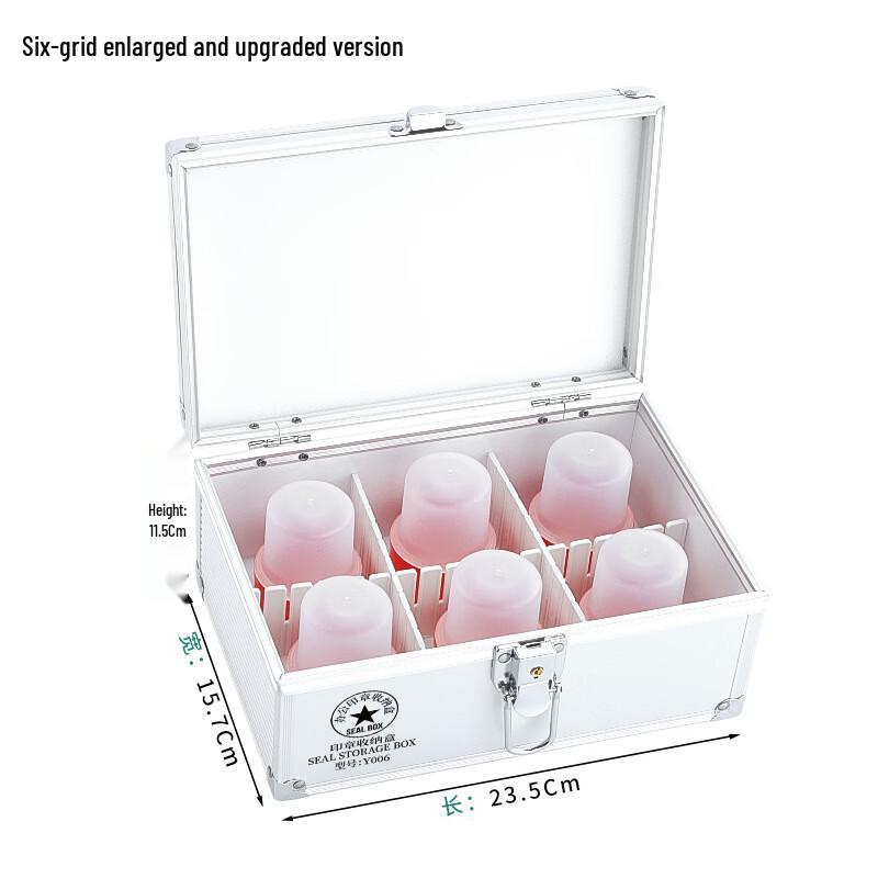 Yuanzu Aluminum Alloy Portable Combination Lock Seal Storage Box
