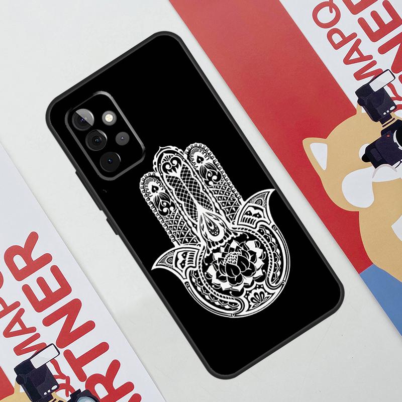 Buddhism Buddha Om Hamsa Zen Case For Samsung Galaxy A52 A32 A12 A56 A36 A16 A13 A23 A33 A53 A54 A34 A14 A15 A35 A55 A17