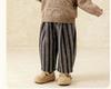 Tongbei Kids' 2025 Winter Striped Merino Wool Pants for Boys & Girls – Warm, Versatile Long Pants