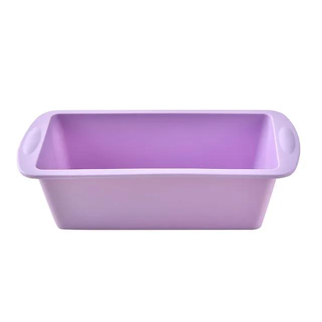 1Pc Silicone Baking Molds NonStick Rectangle Cake Pans Loaf Pan Easy Release Bread Toast Mould Kitchen Accessories Pastry Tool
