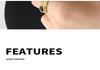 European-Style Personalized Zircon Pendant Necklace In 18K Gold-Plated Titanium Steel Clavicle Chain