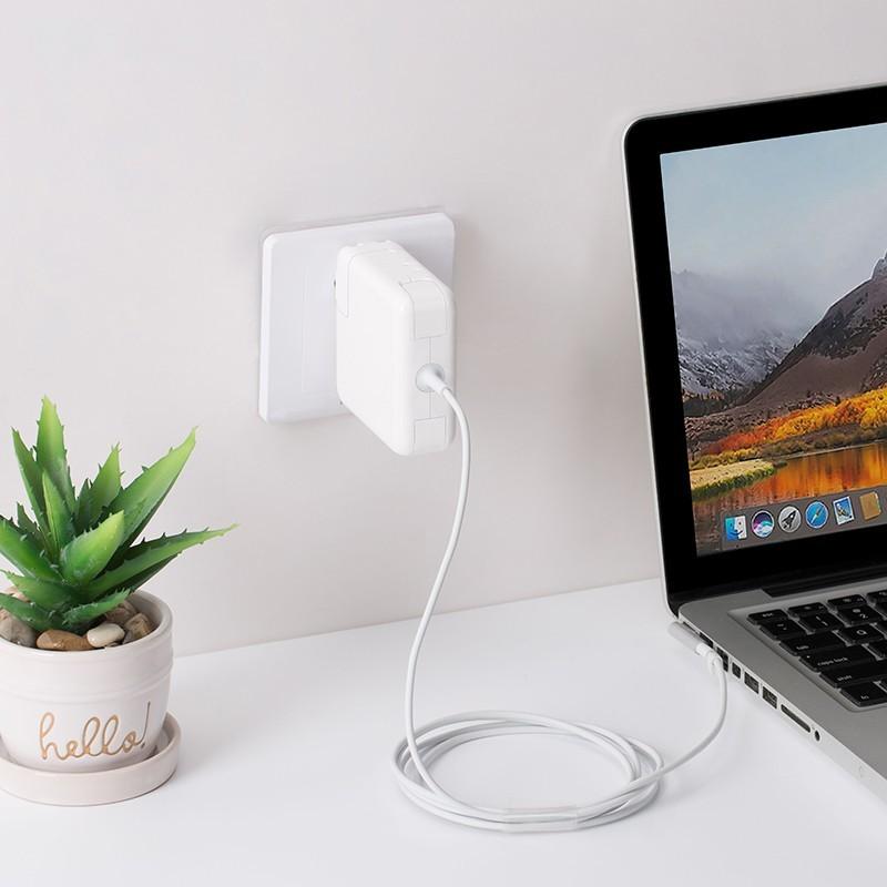EU/US 85W 60W 45W Power Adapter Fast Charging with Magsafe 1/2 Cable for Macbook A1465 A1466 A1278 A1369 A1502  A1398 L/T Tip Charger for Mac Laptop