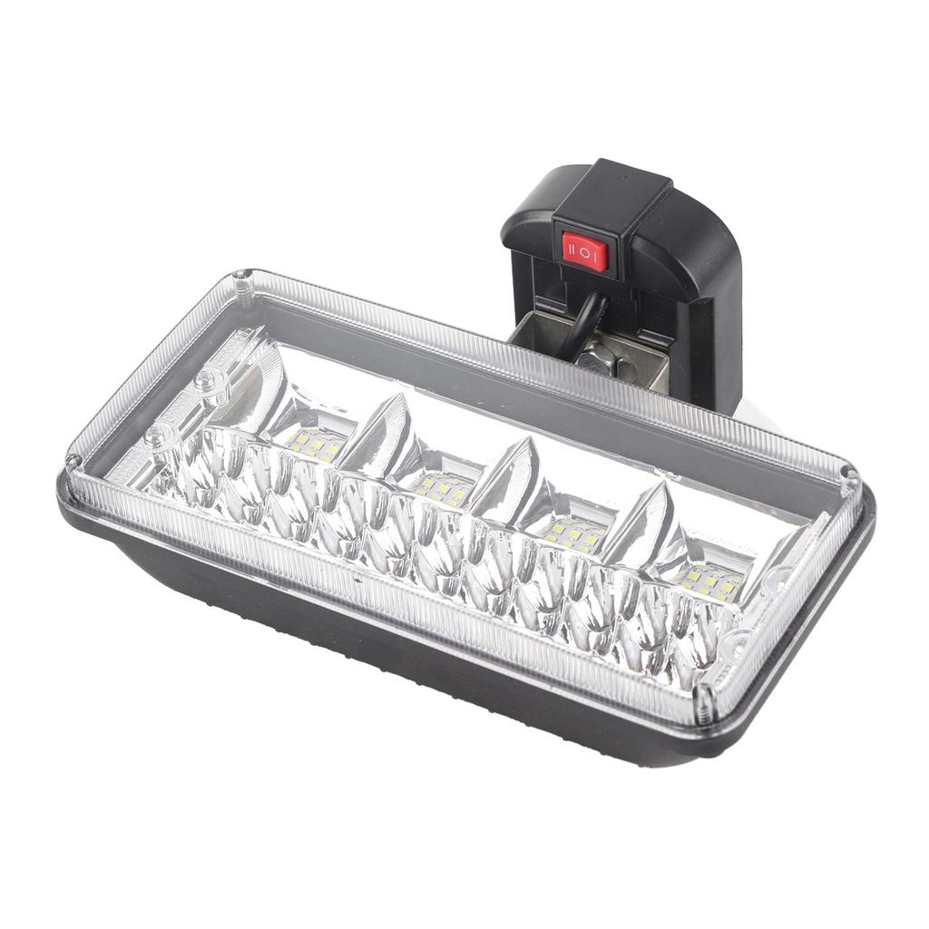216W 11200LM LED Work Light Angle Adjustable Fire Resistant 18V Lithium Battery Work Lamp for Fishin