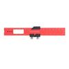 3 pcs Aluminum Alloy Precision Pocket Ruler Set Slide Stop / Sliding Stop Inch and Metric T-Type Scribing Ruler Metal Slide Rule
