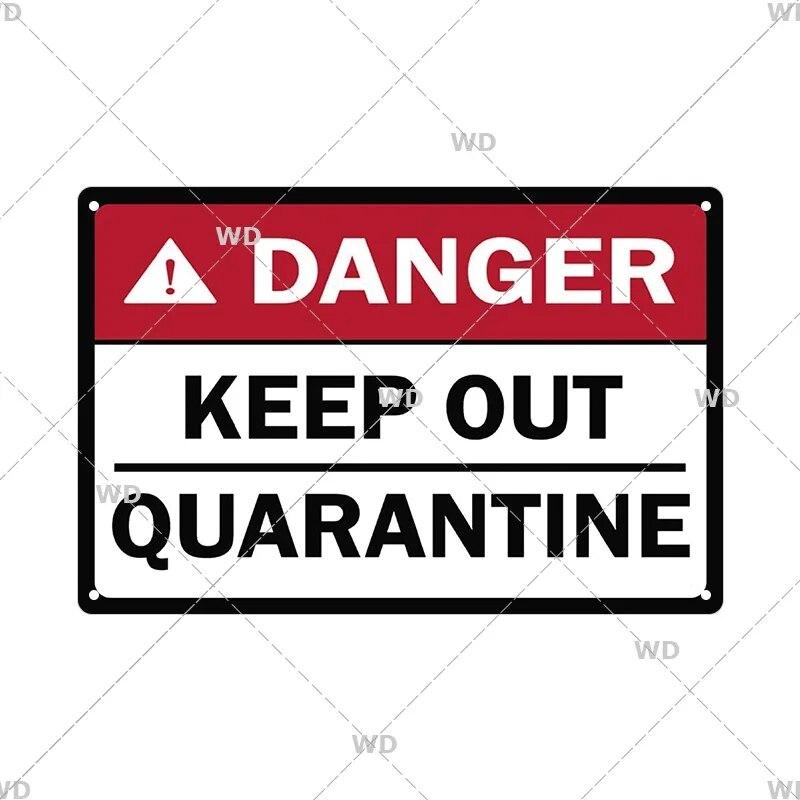 Warnung Metallschild Vintage Plakette Metall Vorsicht Bereich 51 No Trespassing Retro Garten und Hof Vorsicht Blechschild Garage Park Dekor