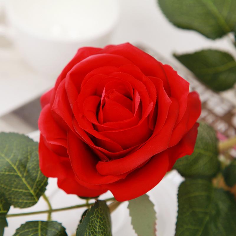 Artificial Rose Vine Ceiling Decor for Air Conditioning Pipe and Hanging Baskets