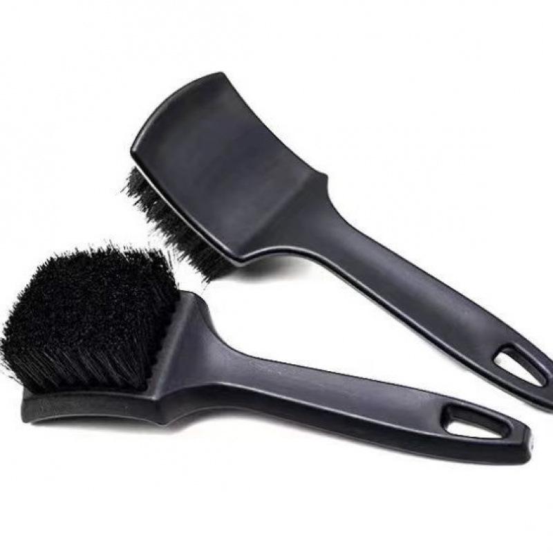 Tire & Fabric Cleaning Brush with Stiff Bristles for Car Wash & Floor Mats