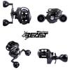 Abu Garcia Beast LP Beast 400 Baitcasting Reel Low Profile Suitable for Saltwater Big Game Fishing Left-Handed - - Bass, Fishing,