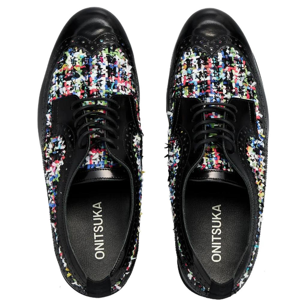 Onitsuka Tiger BROGUE Casual Leather Shoes Women's Black 1182A679-001
