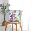 Cute M-My Cartoon P-Pony L-Little Pillow Cover Rainbow Novelty Pillow Case For Sofa Home Decor Soft Pillowcases Gift