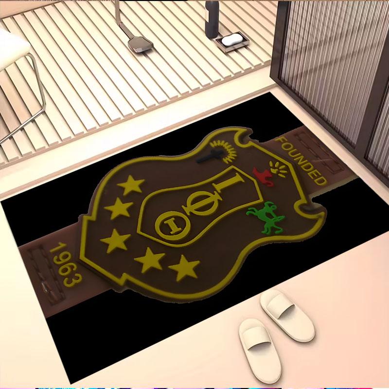 Iota Phi Theta Print Rug, Washable Floor Carpet, For Entryway Dorm Laundry Room Office Study, Home Decor Birthday Christmas Gift
