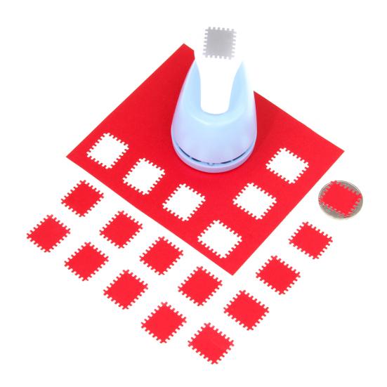 Rectangular Postage Stamp Craft Punch Stamp Embossing Tool for Scrapbooking DIY Card Making Easy to Operate Paper Punch