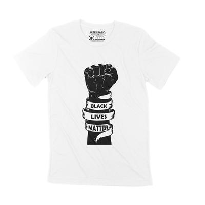 Herren T-Shirt BLM Revolution Faust Shirt schwarze Faust T-Shirt Vintage Grafik Bekleidung