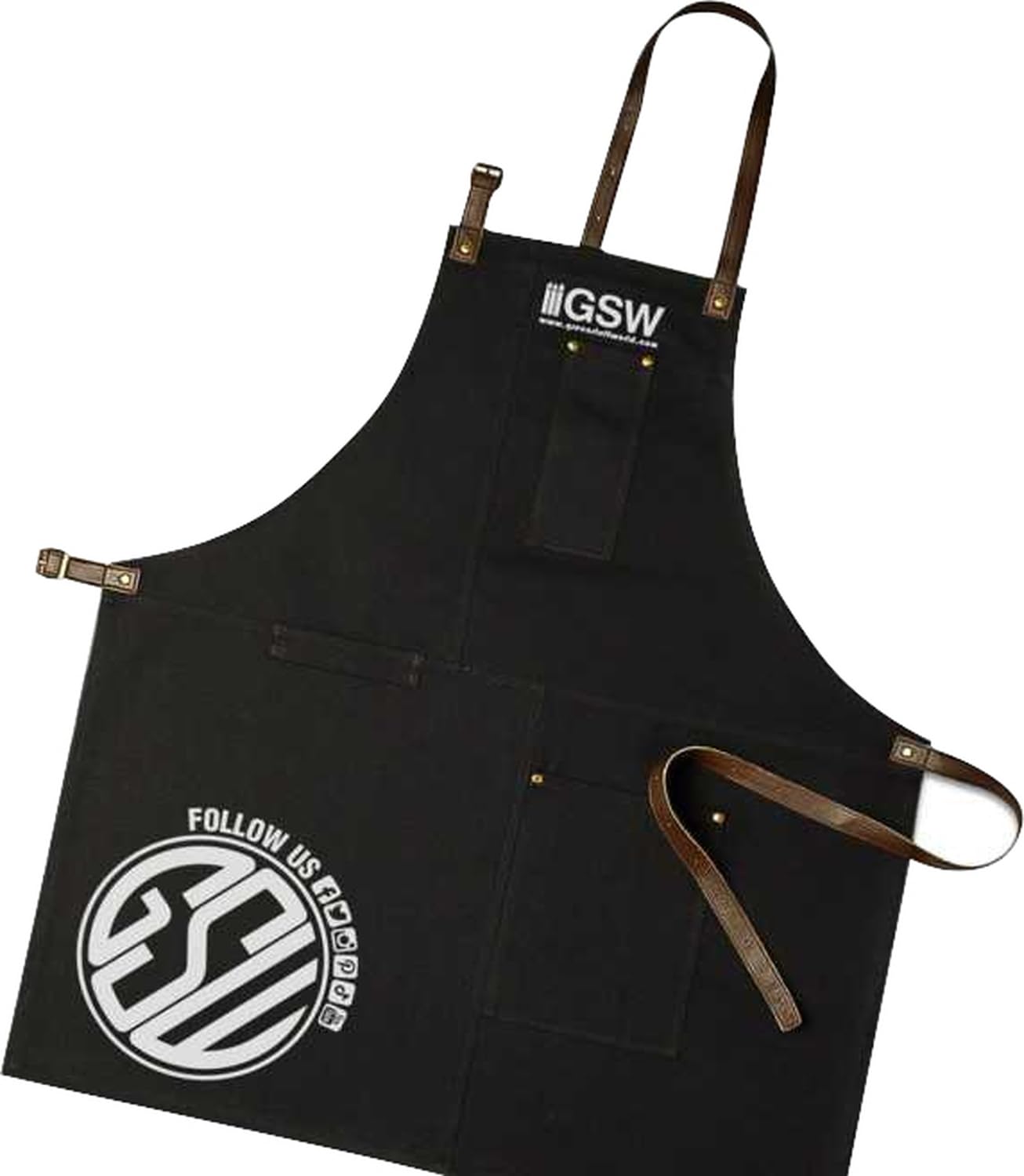 

Зеленый фартук World Hobby с логотипом из джинсовой ткани Green Staff World, (черный) GSWD-3404 чёрный