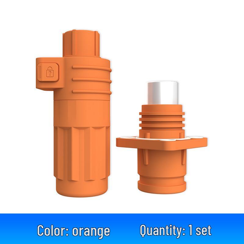 High-Power Lithium Battery Connector: 400-450A, IP67 Waterproof, Quick Connect Terminal for Energy Storage.