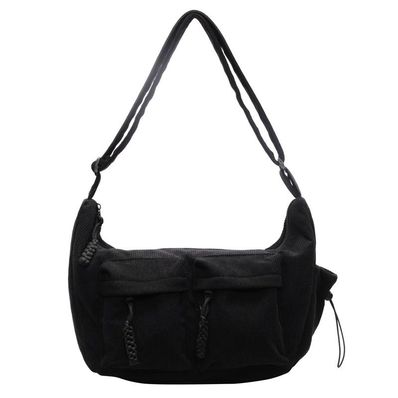 Fashion large-capacity tote bag niche design handbag simple and versatile shoulder bag work messenger bag women