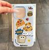 Pizza potatoes are suitable for iPhone16/17promax mobile phone case, Apple 15 skin scrub 13/14 jelly case.