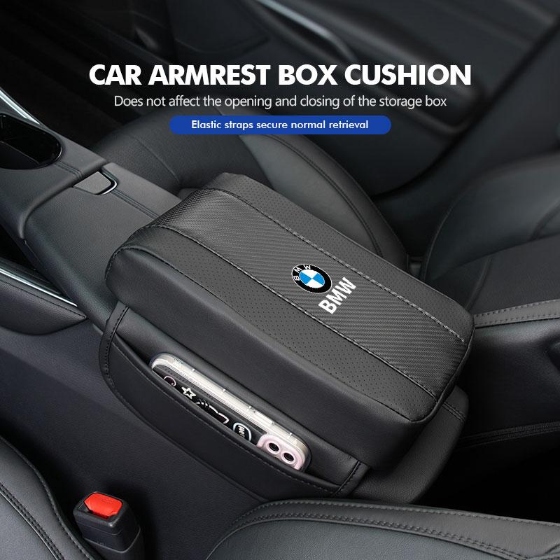 BAGV1 Car Sticker For BMW Car Arm Rest Box Center Console Extension Cushion Elbow Support E90 E60 E46 E39 F30 F10 E87 X3 X4 X5 X1 G30